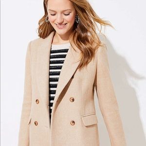 Wool Twill Double Breasted Coat